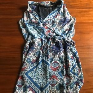 Zara Paisley Wrap Dress